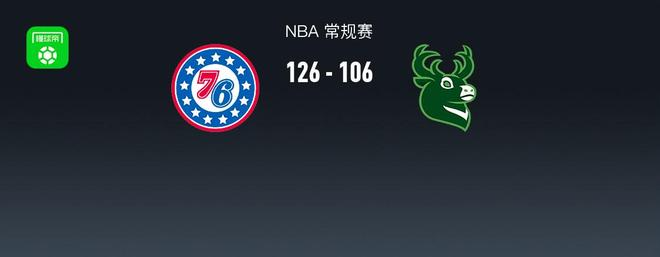 xingkongsports-乔治拉胯！76人126-106胜雄鹿，马克西砍21+2+1，格兰姆斯20+3+5